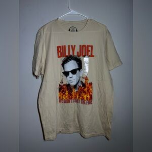 Lee Beige Billy Joel Graphic T-Shirt